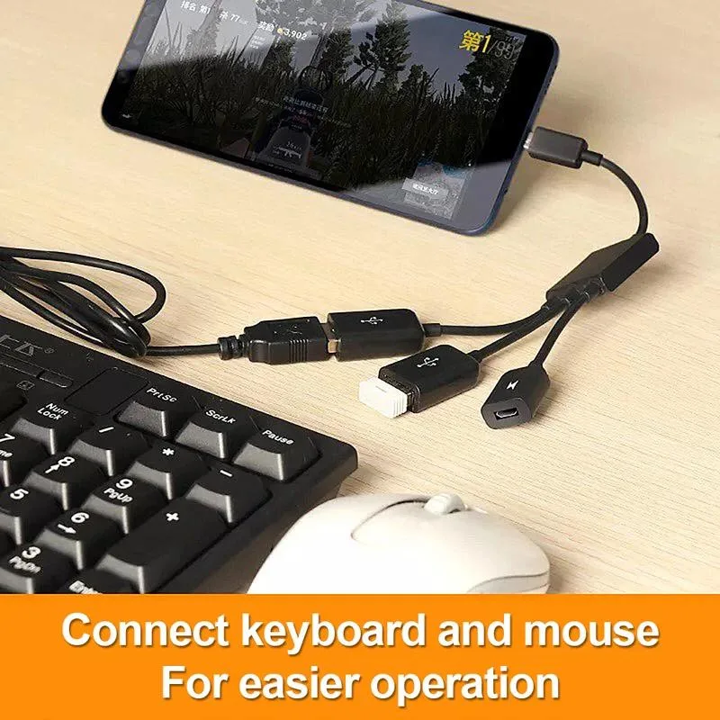 Hetai Tech Hetai Tech 3-in-1 Micro USB OTG Adapter Cable for Tab 4 3 2 Note 4 S5 Nexus — product photo
