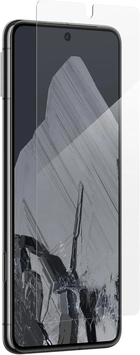 Clear glass screen protector with blue-light filter for Google Pixel 8 Pro