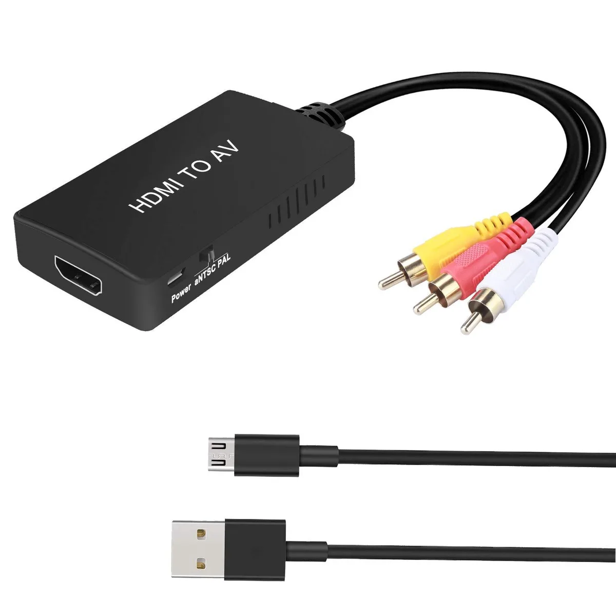  TaiHuai 1HDMI-AV HDMI to RCA Media Converter PAL NTSC 1080p — product photo