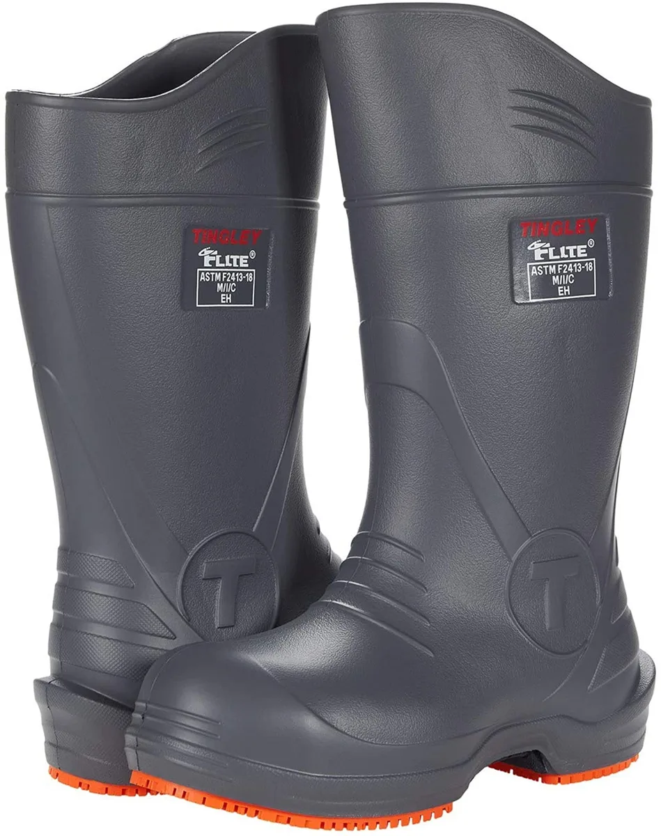 TINGLEY RUBBER CORP. TINGLEY RUBBER CORP. Flite Safety Toe 15" Knee Boot 12 Grey — product photo