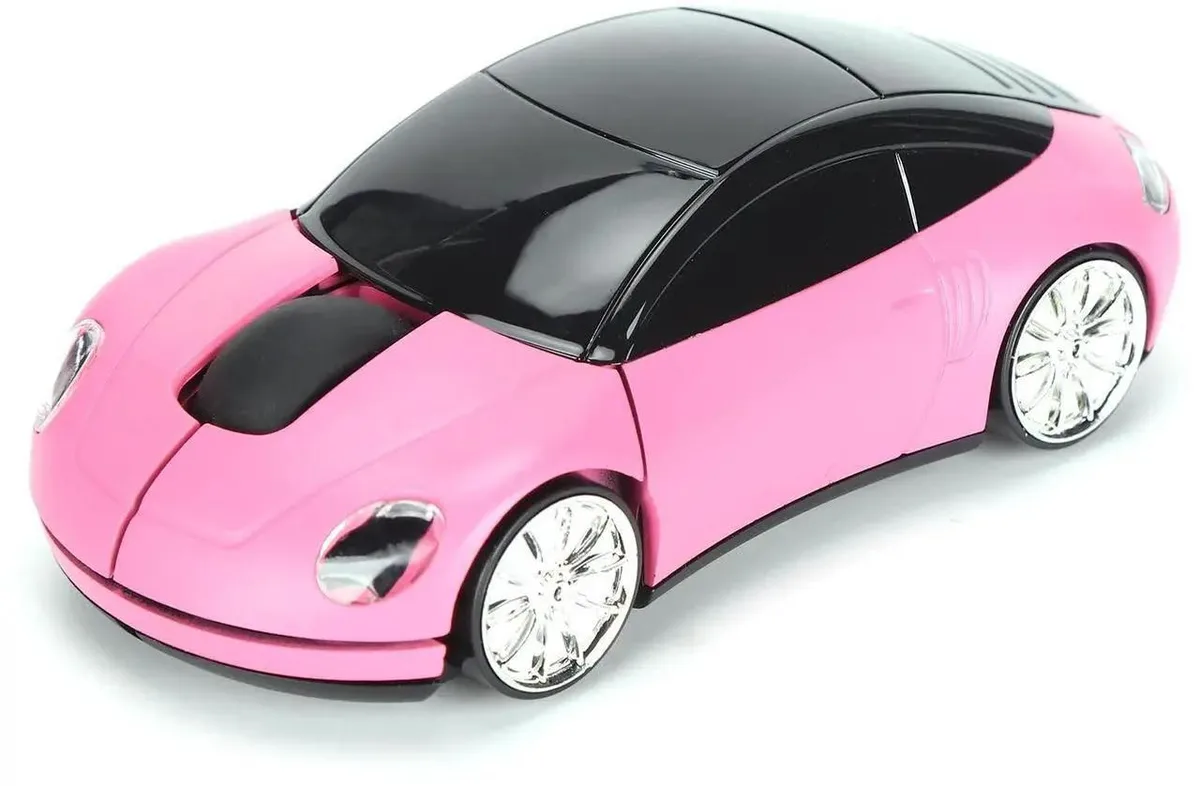 Vszerda Vszerda Wireless Car Mouse 2.4GHz 800-1600 DPI Pink — product photo