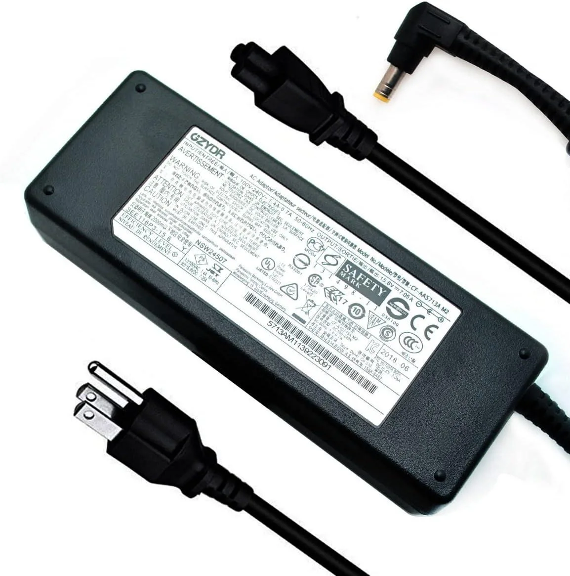 NShi NShi 15.6V 7.05A 110W CF-AA5713A M2 AC Adapter laptop replacement part — product photo