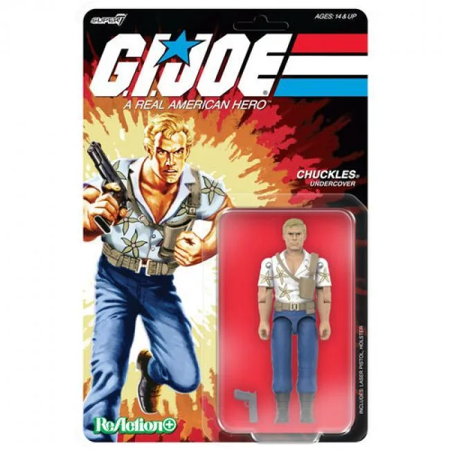 Super7 Super7 G.I. Joe ReAction+ Wv7 Chuckles (Movie) OR-GIJO-10244 action figure — product photo