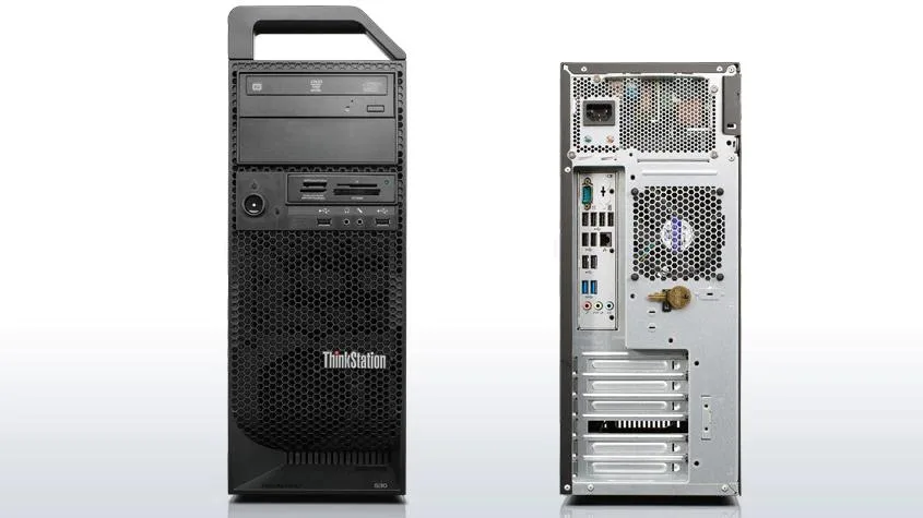 Lenovo Lenovo ThinkStation S30 Xeon E5-1620 v2 3.7GHz 8GB DDR3 256GB SSD Quadro K2000 Windows 10 Pro desktop PC — product photo