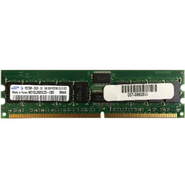 SAMSUNG SAMSUNG M312L2920CZ3-CB3 1GB DDR 333MHz PC-2700 184-pin ECC Registered DIMM memory upgrade — product photo