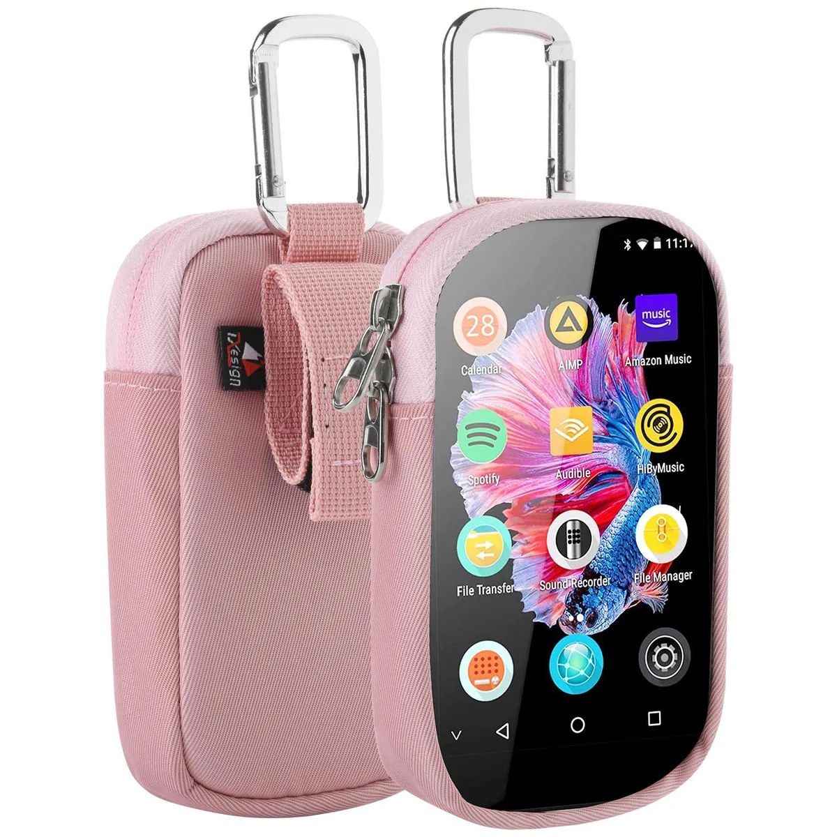  TXEsign MP3/MP4 carry case pink 5.11×2.95×.98 in — product photo