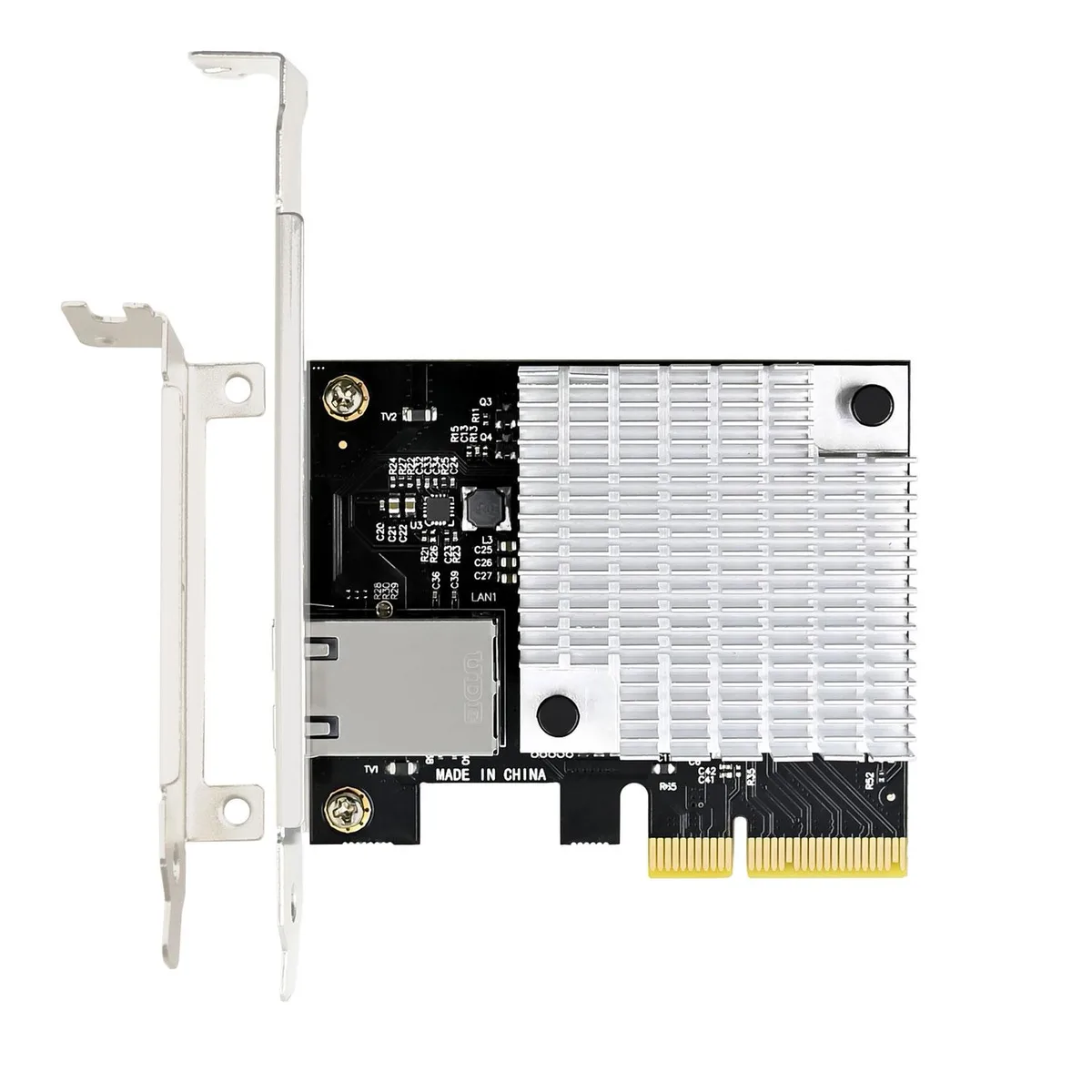 GLOTRENDS GLOTRENDS ST7357 10Gb PCIe 3.0 x4 network card, single RJ45, AQC107 — product photo