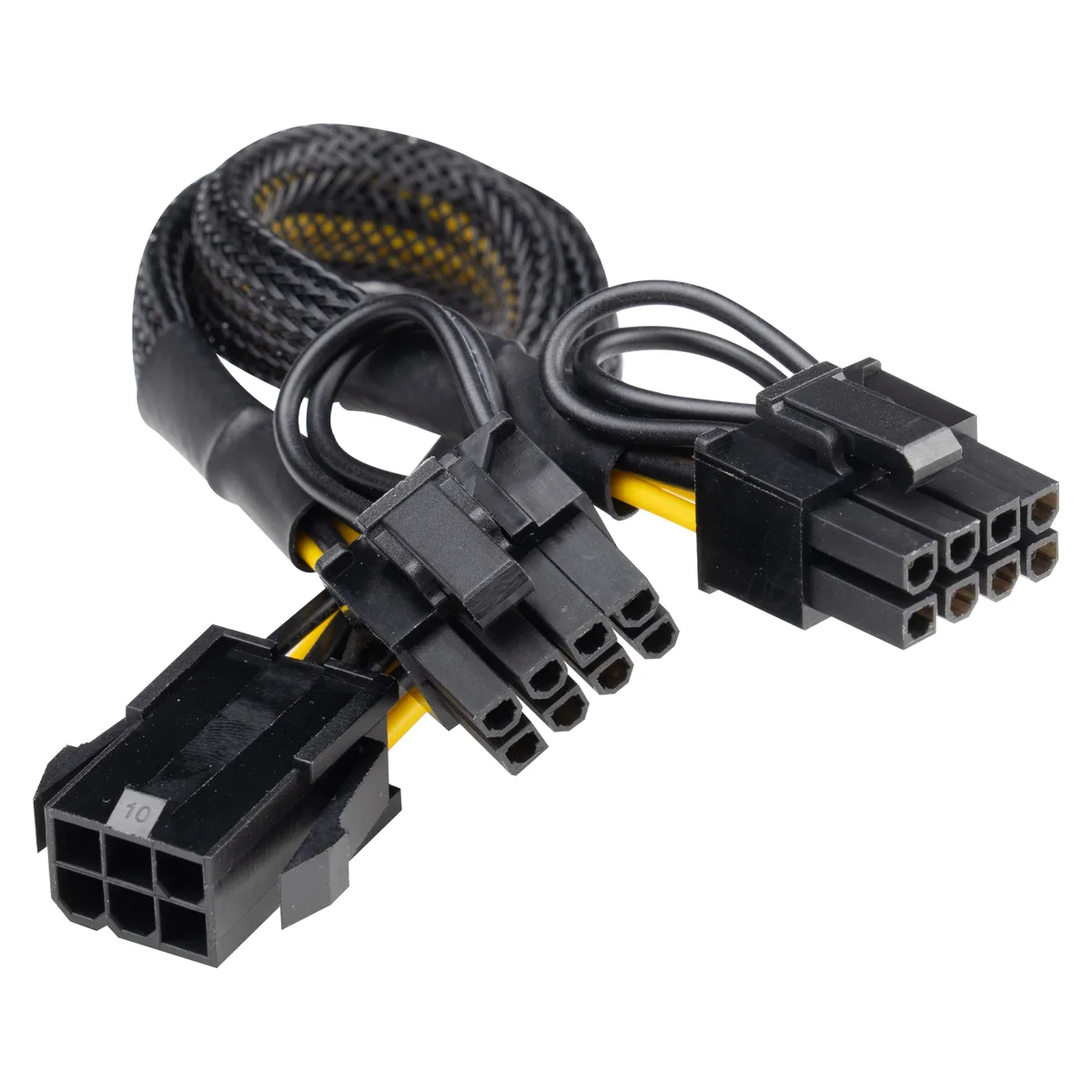 AAAwave AAAwave GPU VGA 6 Pin Female to Dual 6+2 Pin Male Splitter Cable 23cm — product photo