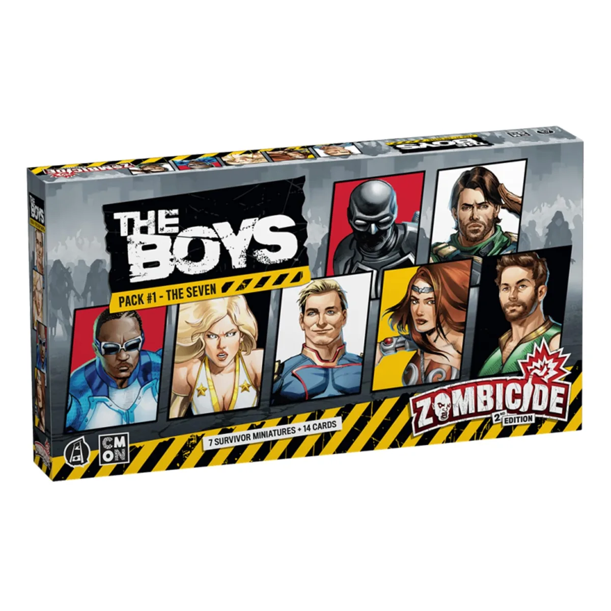 CMON CMON ZCD-PR10 Zombicide The Boys Character Pack #1 The Seven game 1-6 players 60 min age 14+ — product photo