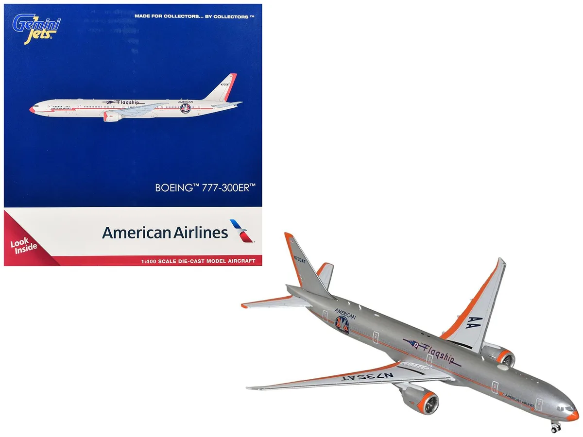 GeminiJets GeminiJets Boeing 777-300ER American Airlines Flagship DFW 1/400 Diecast — product photo