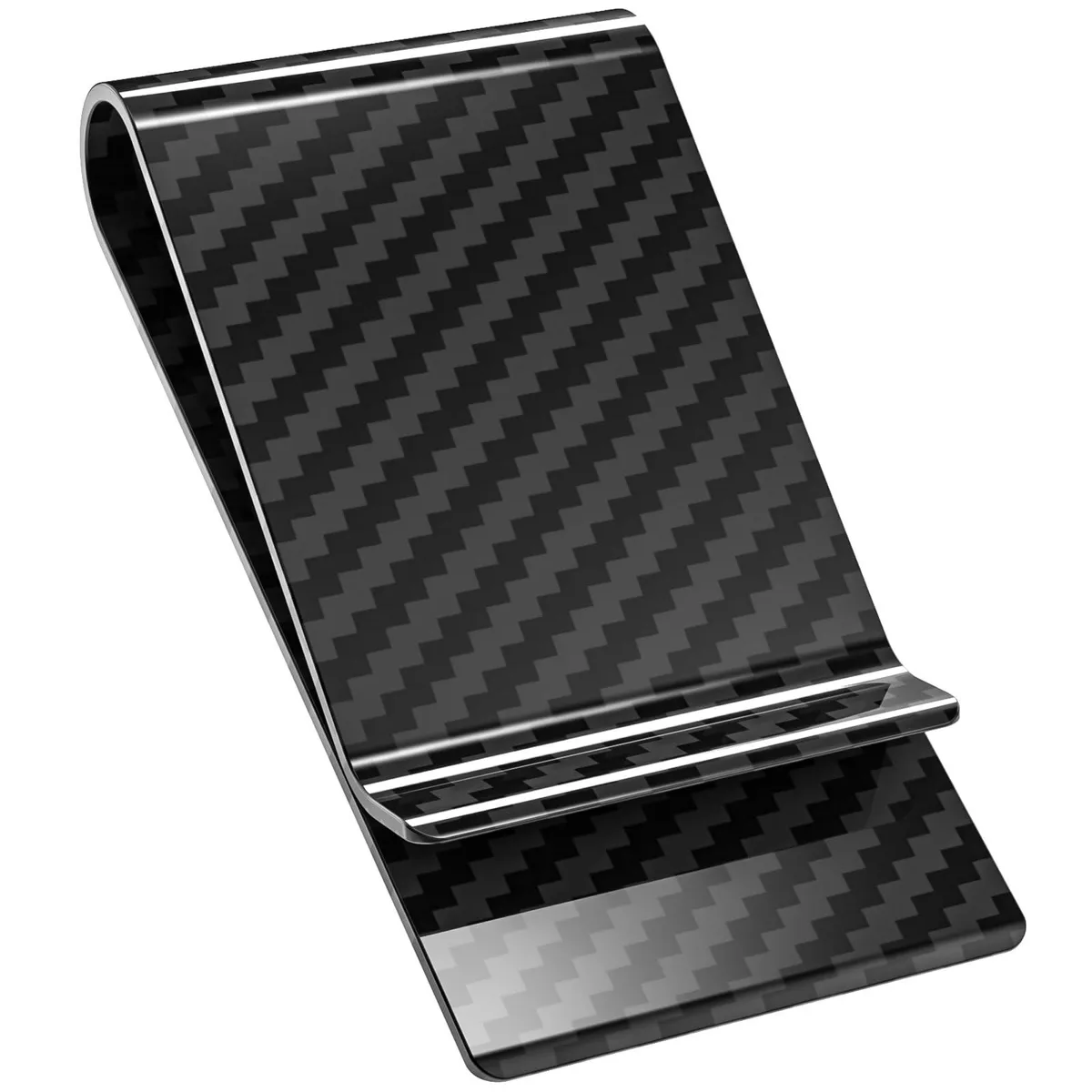 Viator Gear Tra2902 wallet, carbon fibre, black, holds 15 cards or 50 bills — product photo