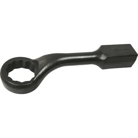 Gray Tools 66898 striking face box wrench, 45 degree offset head, black oxide finish