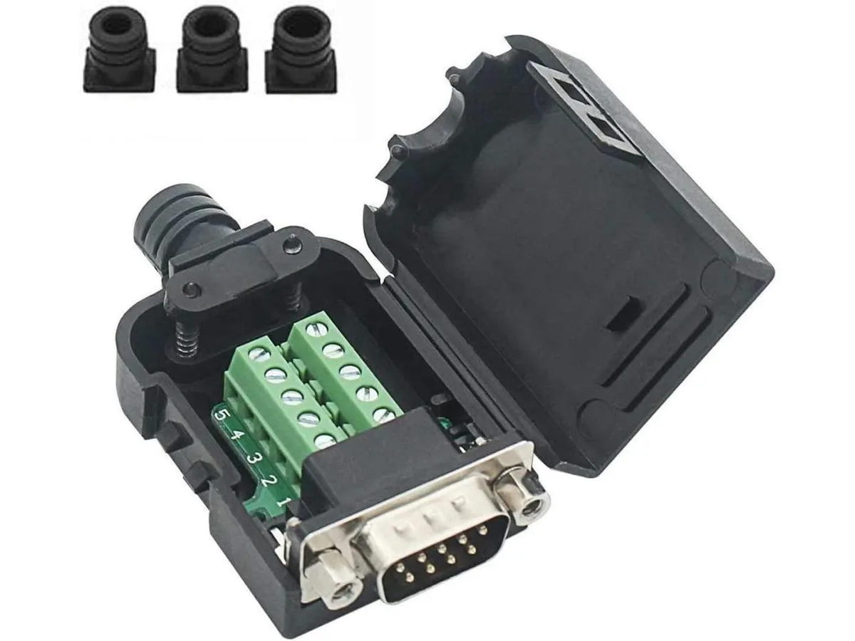BONAEVER BONAEVER DB9 RS232 Serial Adapter Breakout Board with Case — product photo