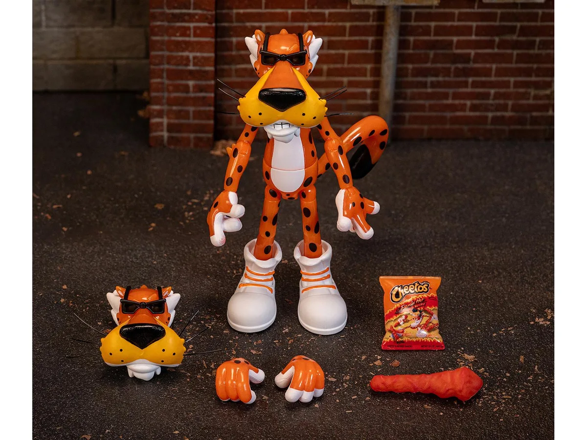 Jada Jada Chester Cheetah 5.5" Glow-in-the-Dark Figure "Flamin' Hot Cheetos Crunchy — product photo