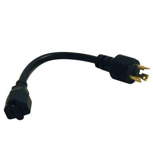 Tripp Lite Tripp Lite P046-06N 6in L5-20P to 5-20R 20A 12AWG Computer Power Adapter Cord — product photo