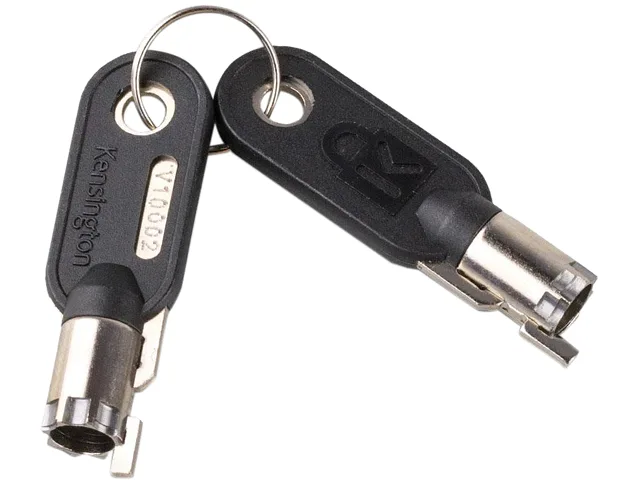Small metal master key for Kensington MicroSaver lock