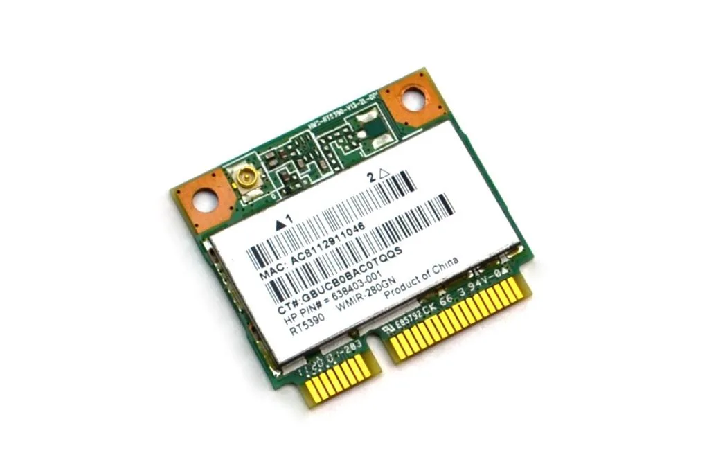 HP HP RT5390 M.2 Wi-Fi adapter 638403-001 — product photo