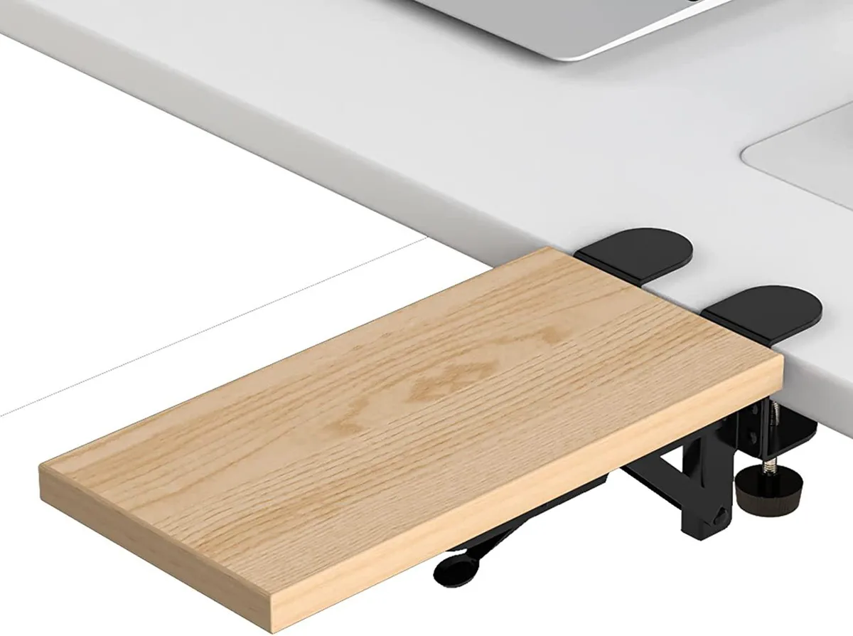 BFKK BFKK Desk Extender Tray 11.8"x5.9" Maple — product photo