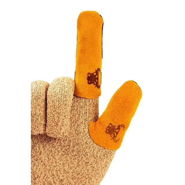 G & F Products G & F Products Finger Guard Leather 8126 Large Orange — product photo