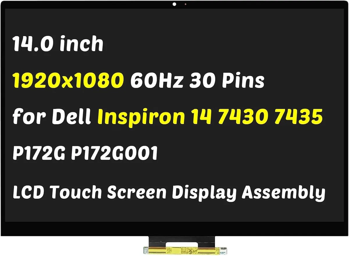 NUOLAISUN NUOLAISUN 14.0" WUXGA 1920x1200 30-pin touch screen for Dell Inspiron 7430 7435 — product photo