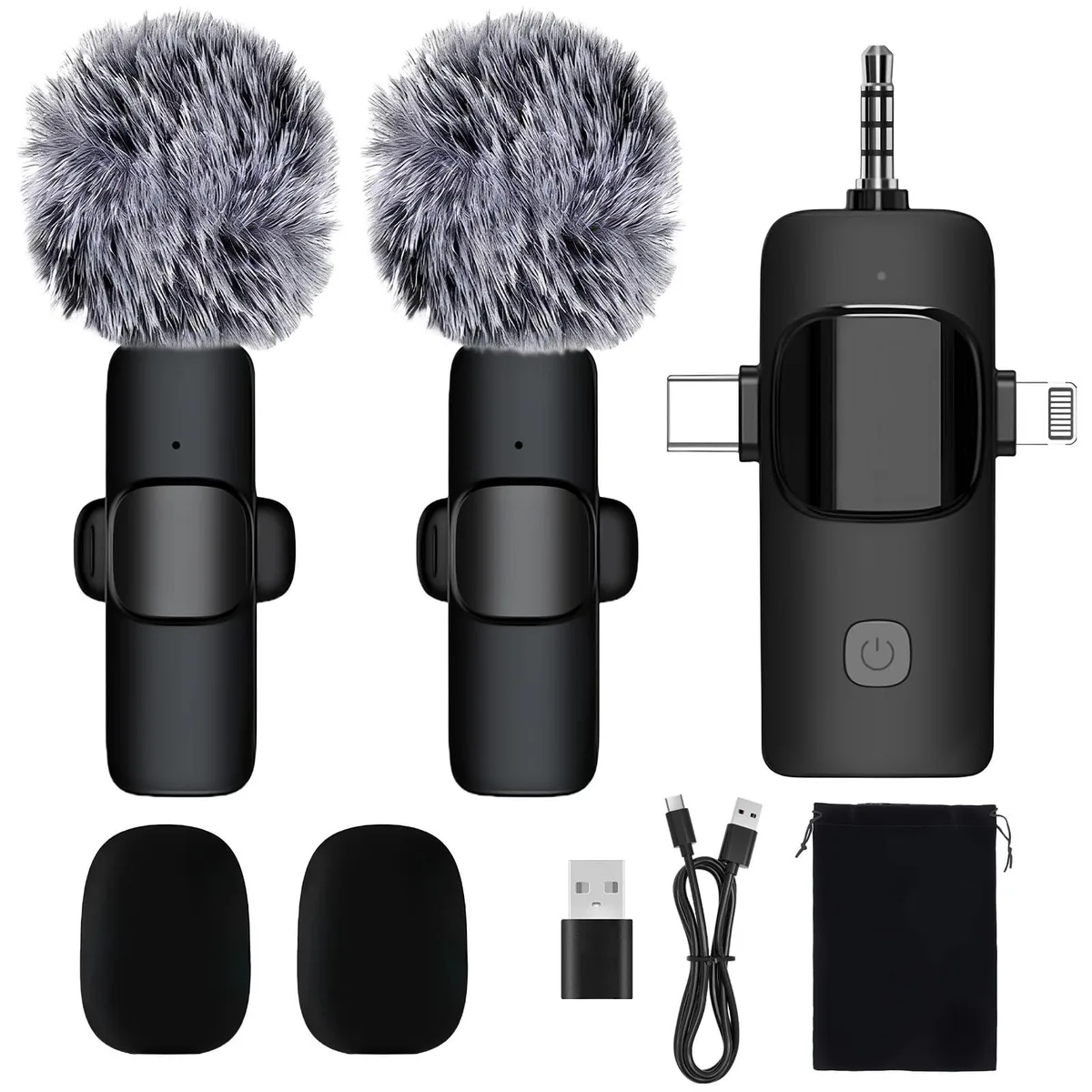  Labstandard K15 3-in-1 Wireless Lavalier Microphone — product photo