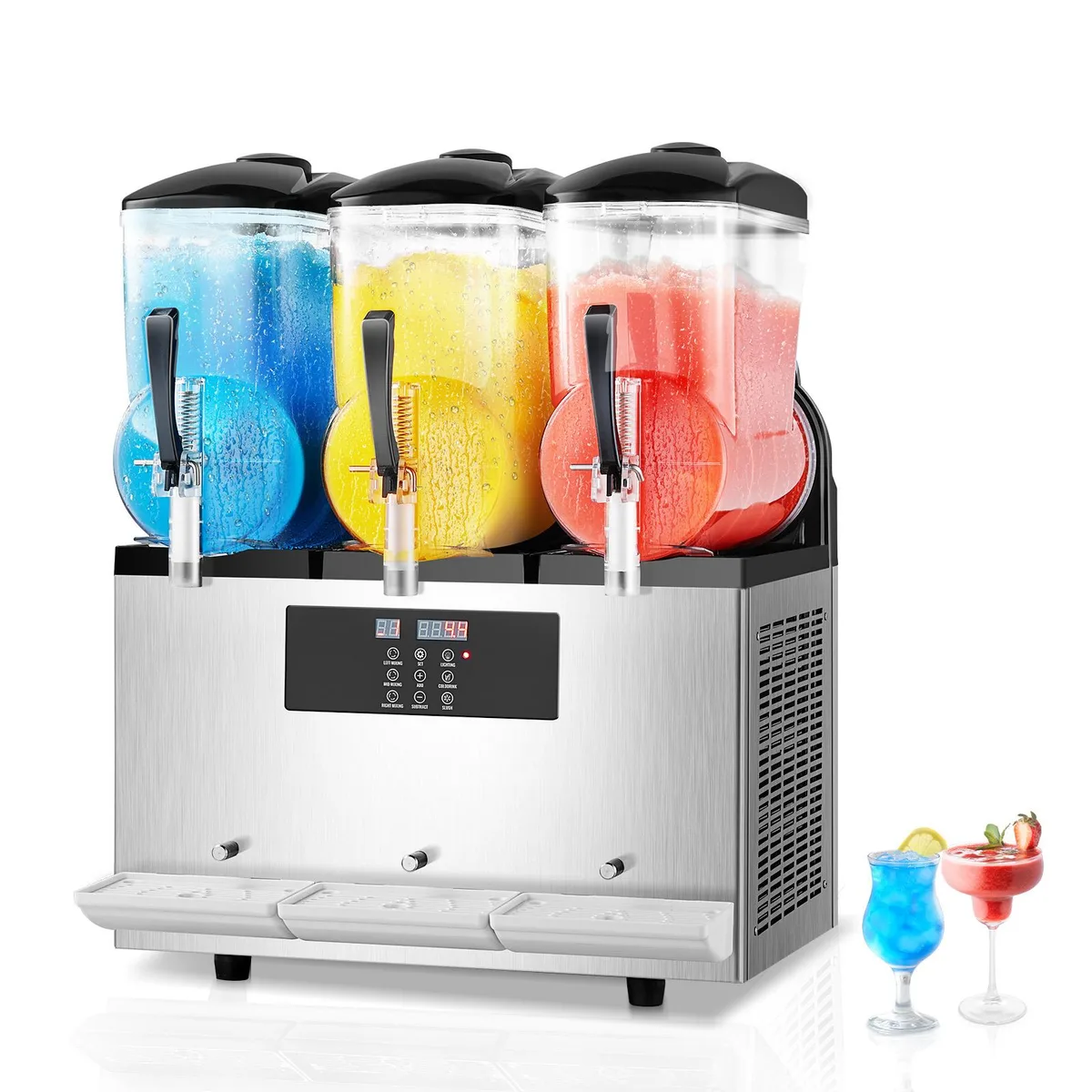 VEVOR VEVOR XN360B Commercial Slushy Machine 12Lx3 Triple Tank — product photo