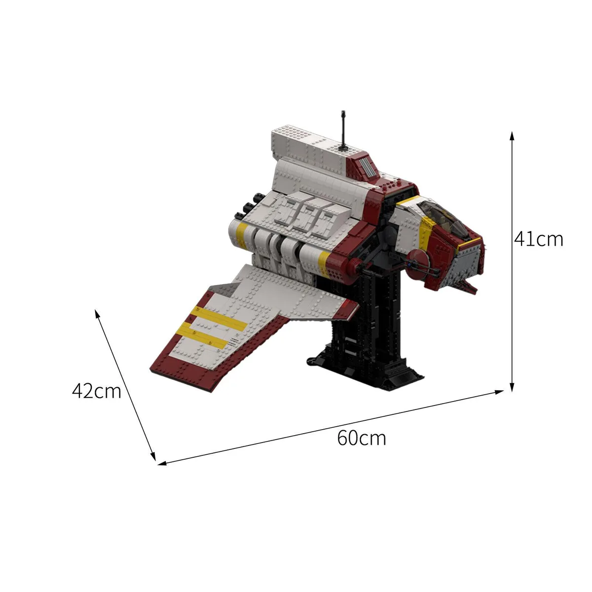 ZITIANYOUBUILD ZITIANYOUBUILD C7422 Republic Attack Ship 2317 Parts — product photo
