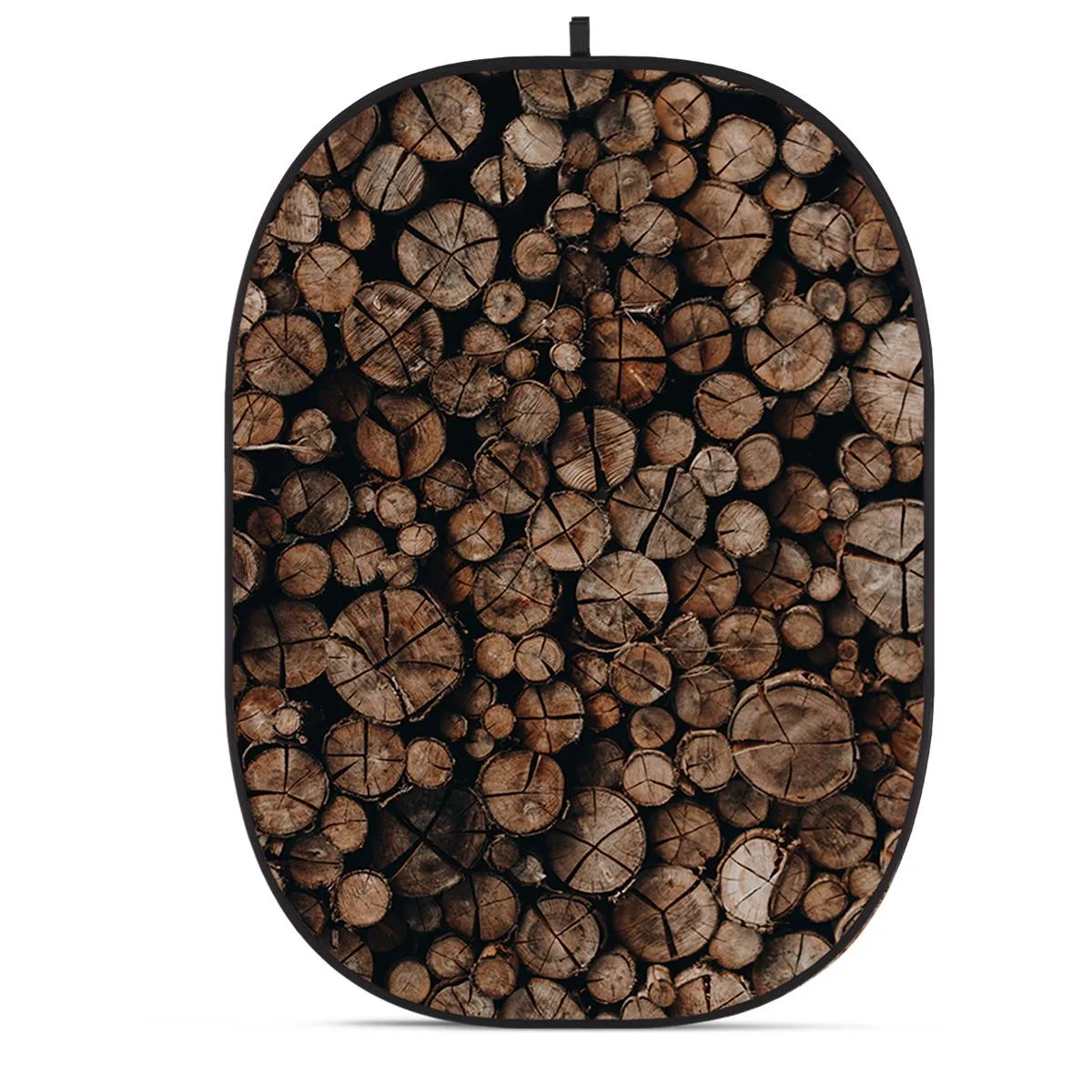 Glow Edge Glow Edge CBA-WW0010 5x6.5' Fabric Collapsible Backdrop Wooden Wall — product photo