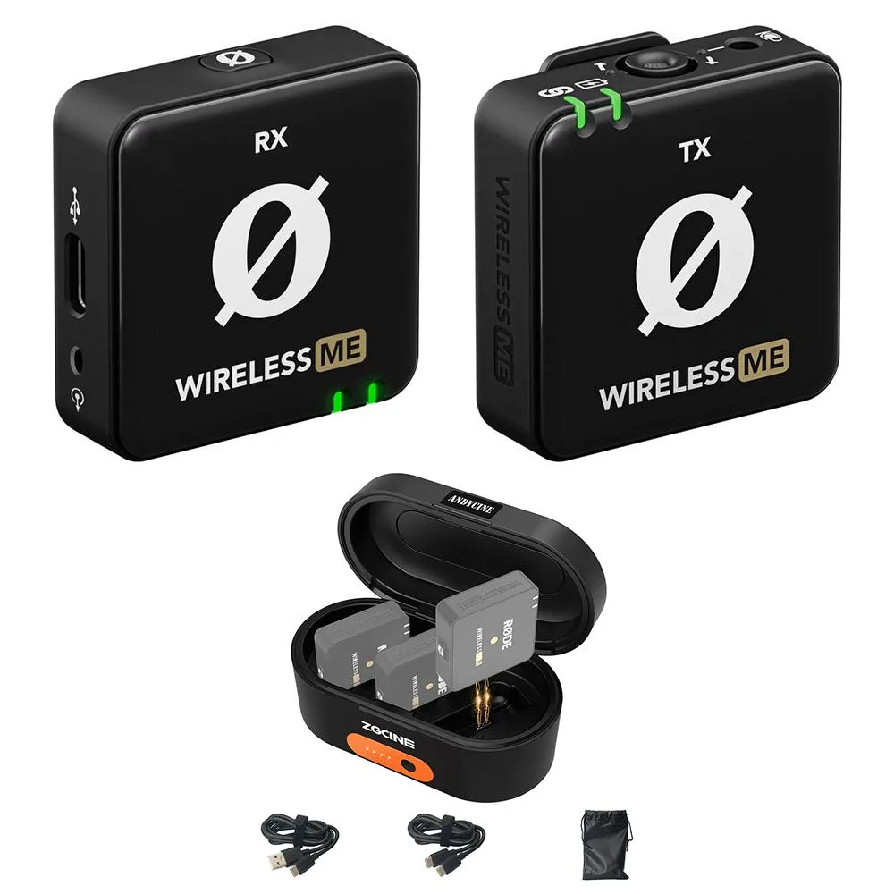RODE Microphone RODE Wireless ME Wireless Microphone System with ZG-R30 Charging Case — product photo