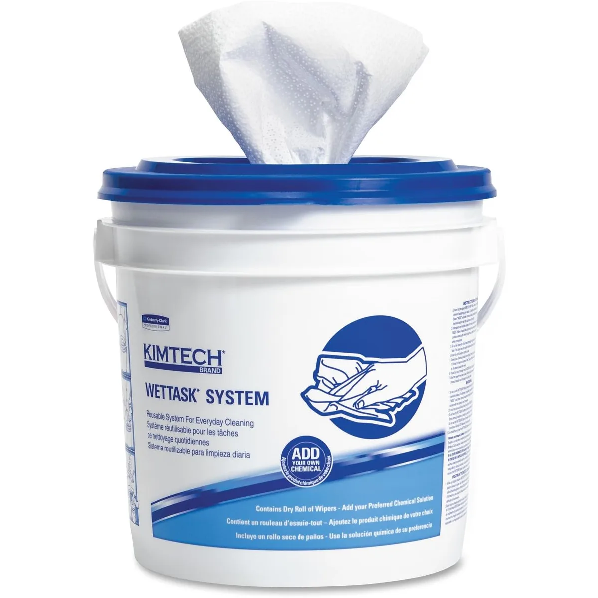 Kimberly-Clark Professional Kimberly-Clark Professional 06001 KIMTECH WetTask Cleaning Wipers 12 x 12.50 in 6/Carton — product photo