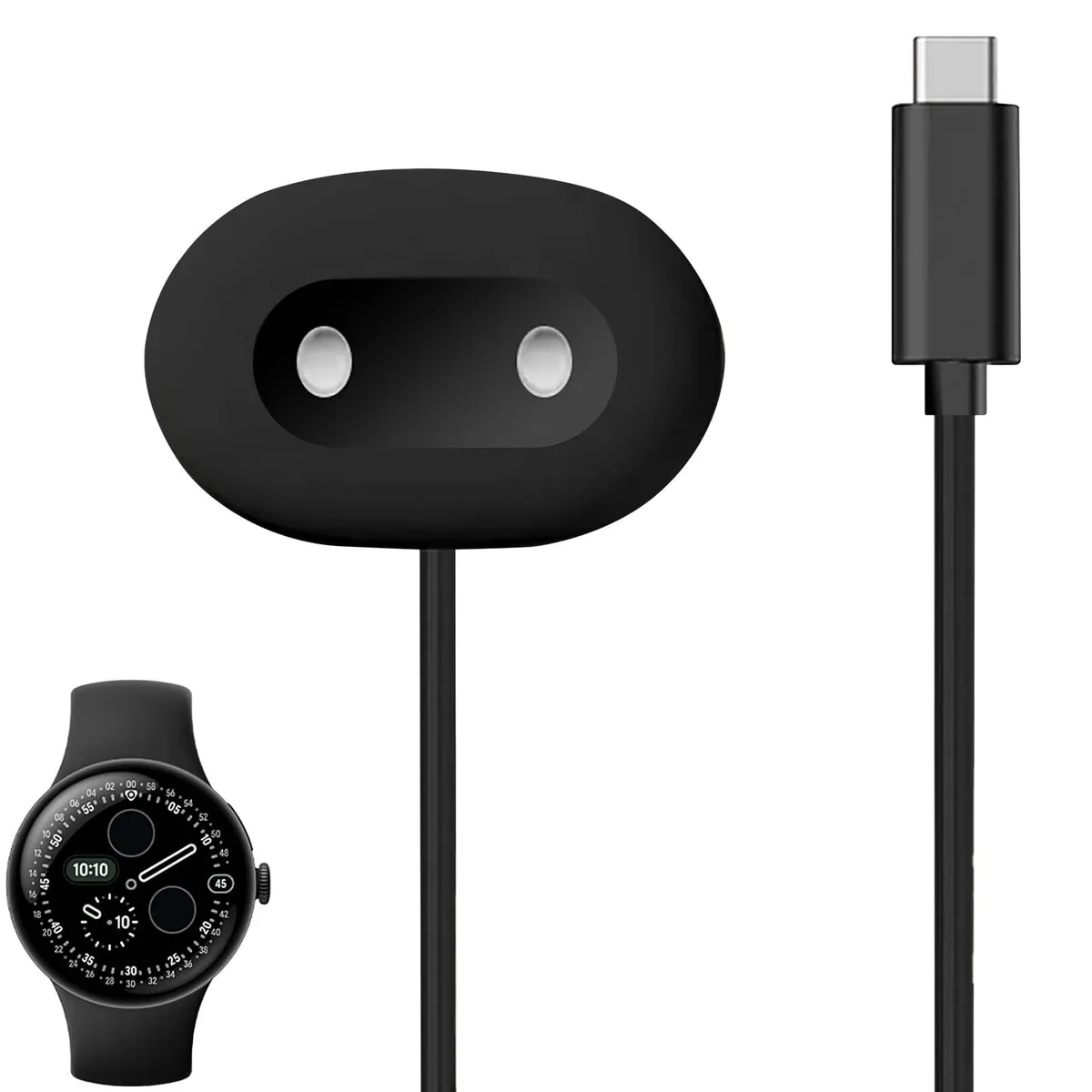  GE USB Type-C Male-to-Male Cable 25 ft Black — product photo