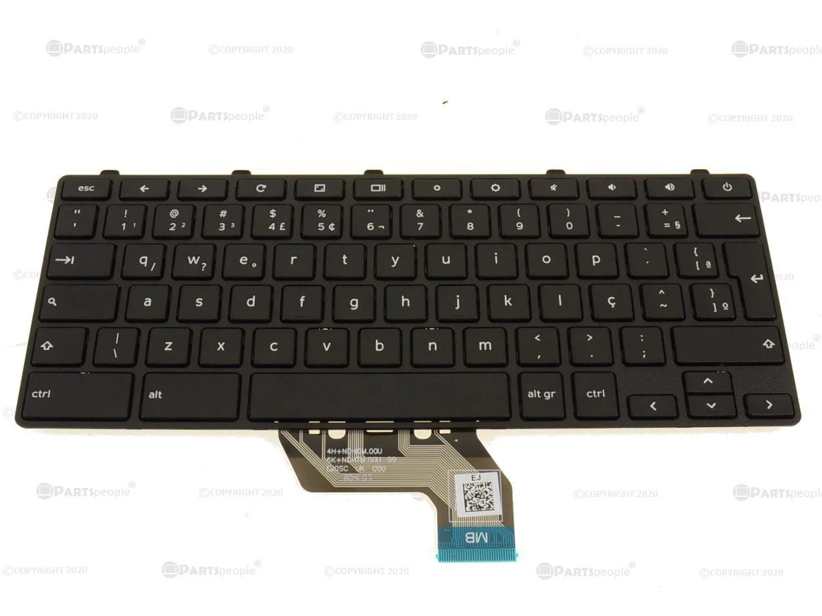 DELL DELL Laptop Replacement Keyboard JCPTF Brazilian Layout Chromebook 11 3180 3181 13 3380 — product photo