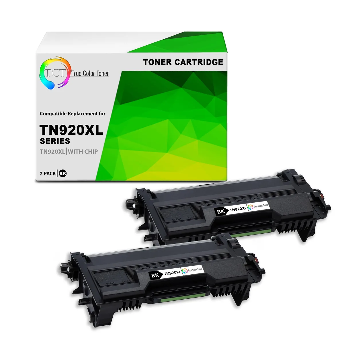 TCT TCT TN920XL Black Toner Cartridge 2 Pack 6000 Pages — product photo