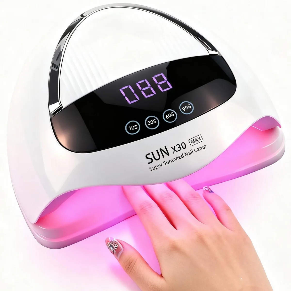  BEENLE 500W UV LED Nail Lamp 90 LEDs 365nm 405nm — product photo