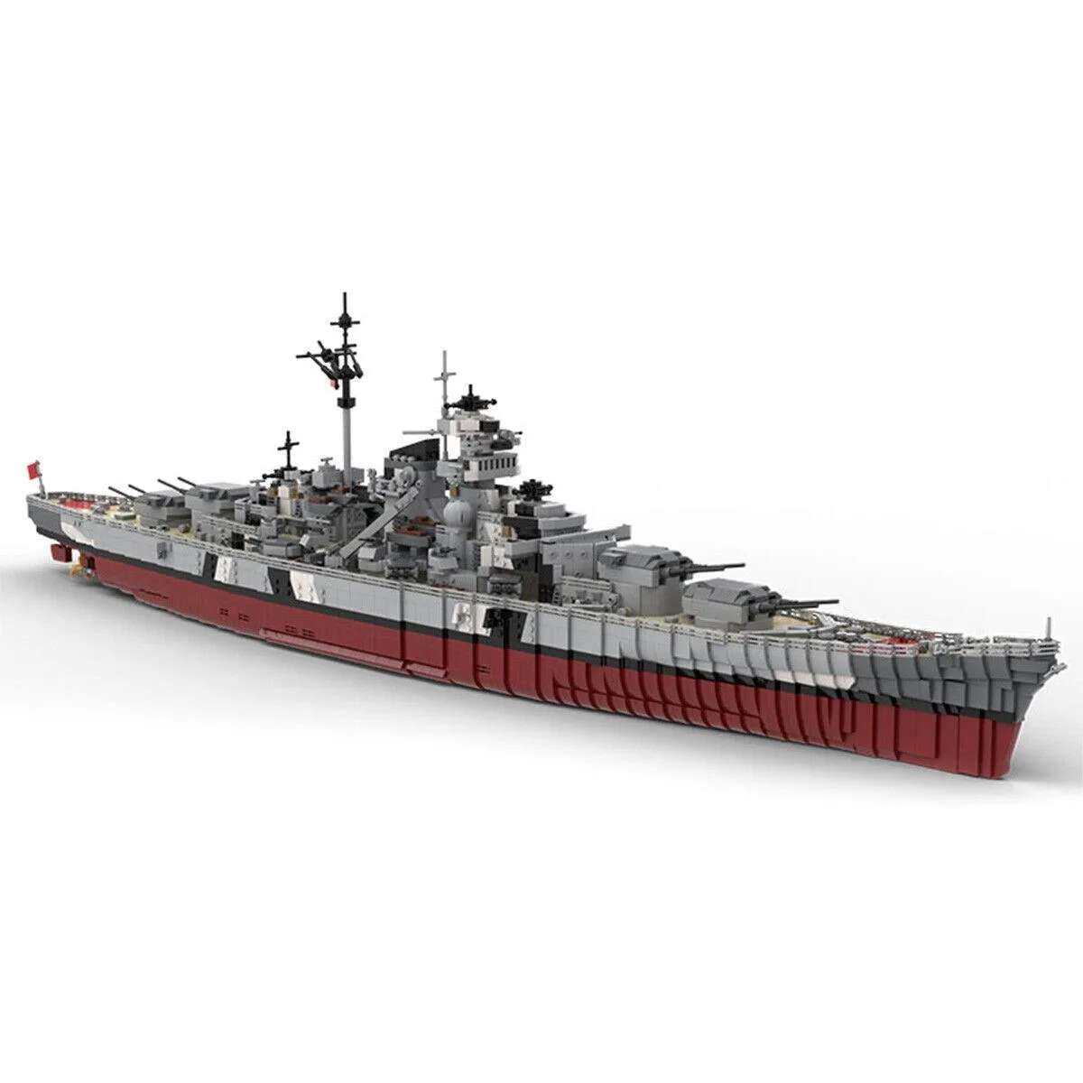 ZITIANYOUBUILD ZITIANYOUBUILD Bismarck Battleship 1:200 Scale 7164 Pieces Building Set — product photo