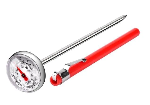  Fansoftiks Silver Pocket Digital Thermometer — product photo