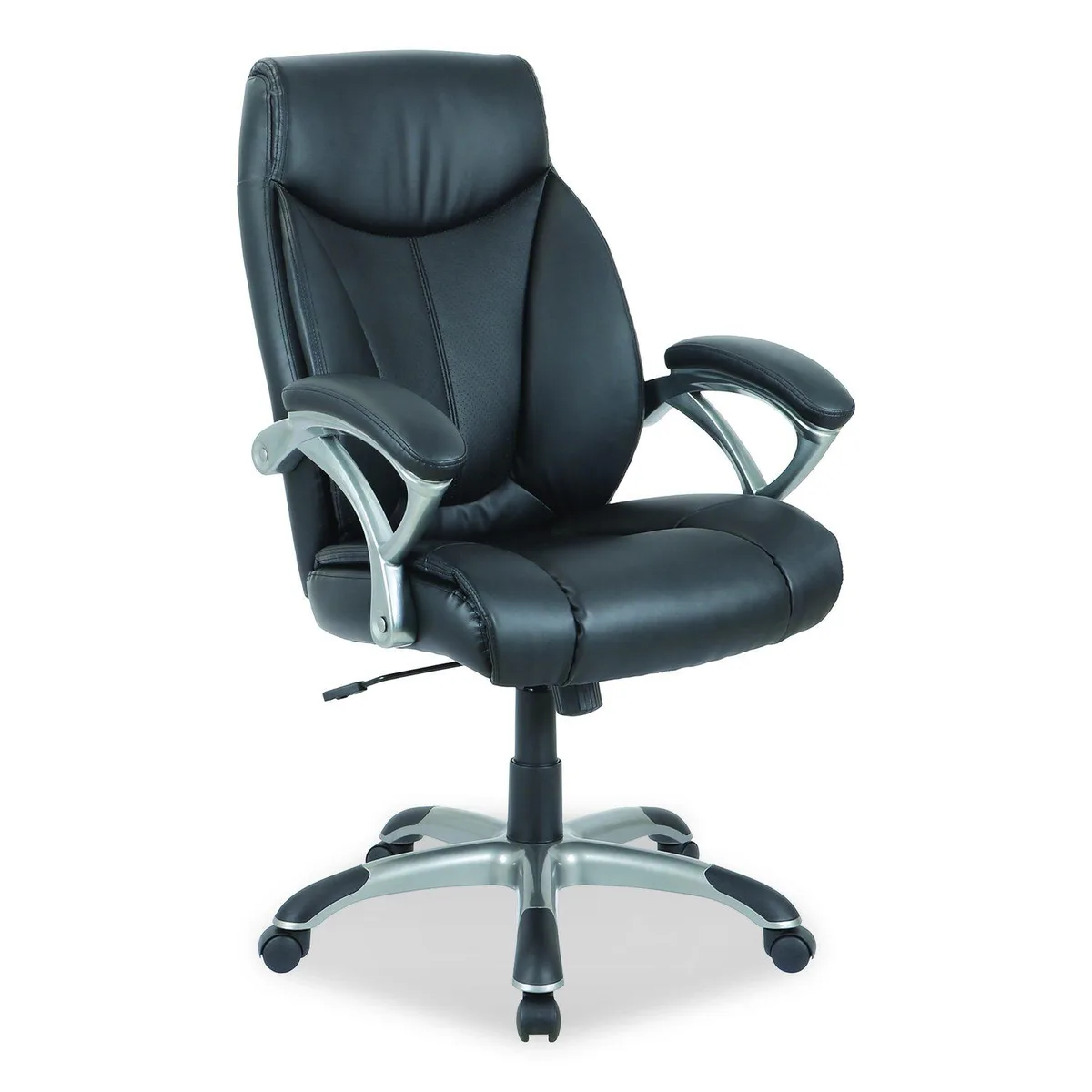 Alera Alera Fulford Executive Chair ALEFD41B19 Black/Silver 275lb 18.62-22.56 — product photo