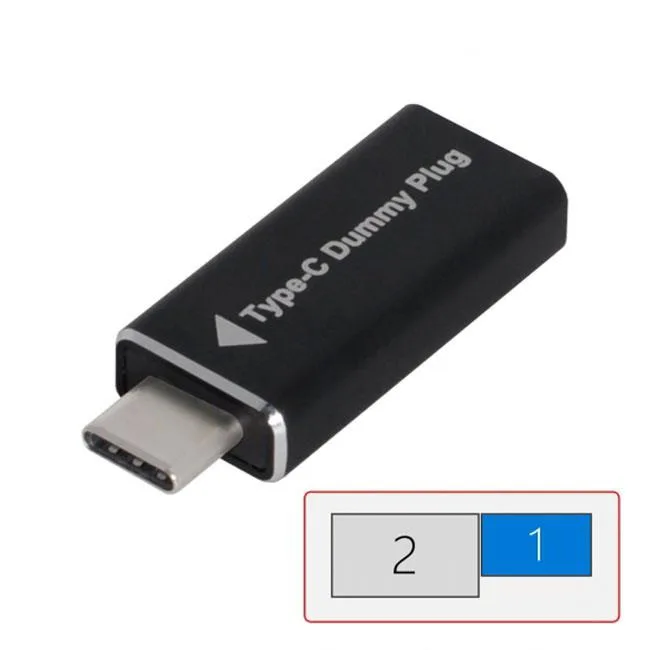 Shenzhen Shenzhong TECH. CO. LTD. Shenzhen Shenzhong TECH. CO. LTD. CY Virtual Display Adapter USB-C DDC EDID Dummy Plug 1920x1080@60Hz — product photo