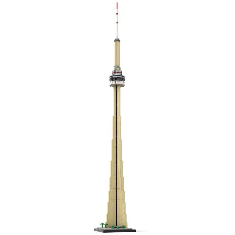 ZITIANYOUBUILD ZITIANYOUBUILD CN Tower Building Blocks Set 1/800 Scale 418PCS — product photo
