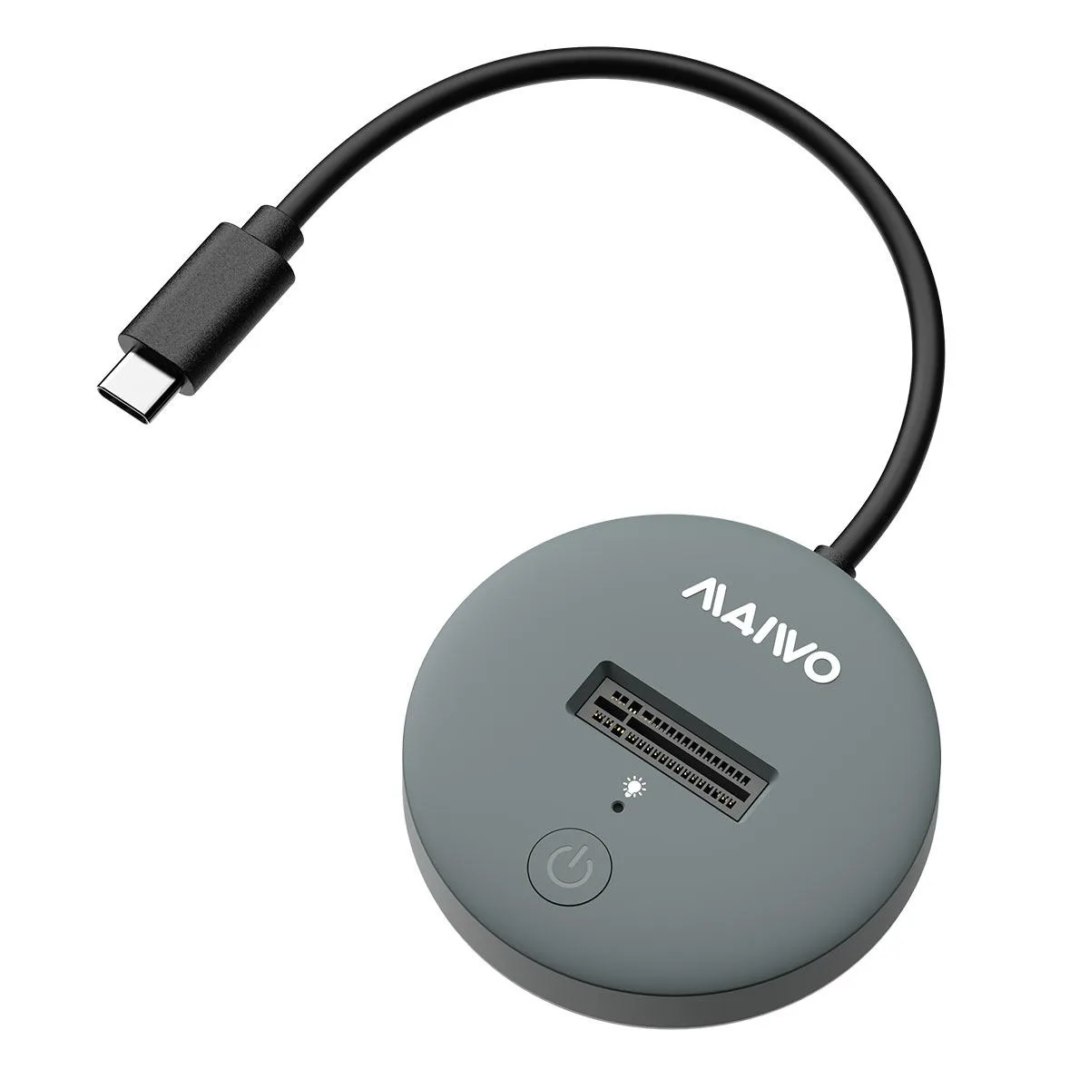 MAIWO MAIWO M.2 NVMe SATA SSD USB-C Dock 10Gbps 2230-22110 Gray — product photo