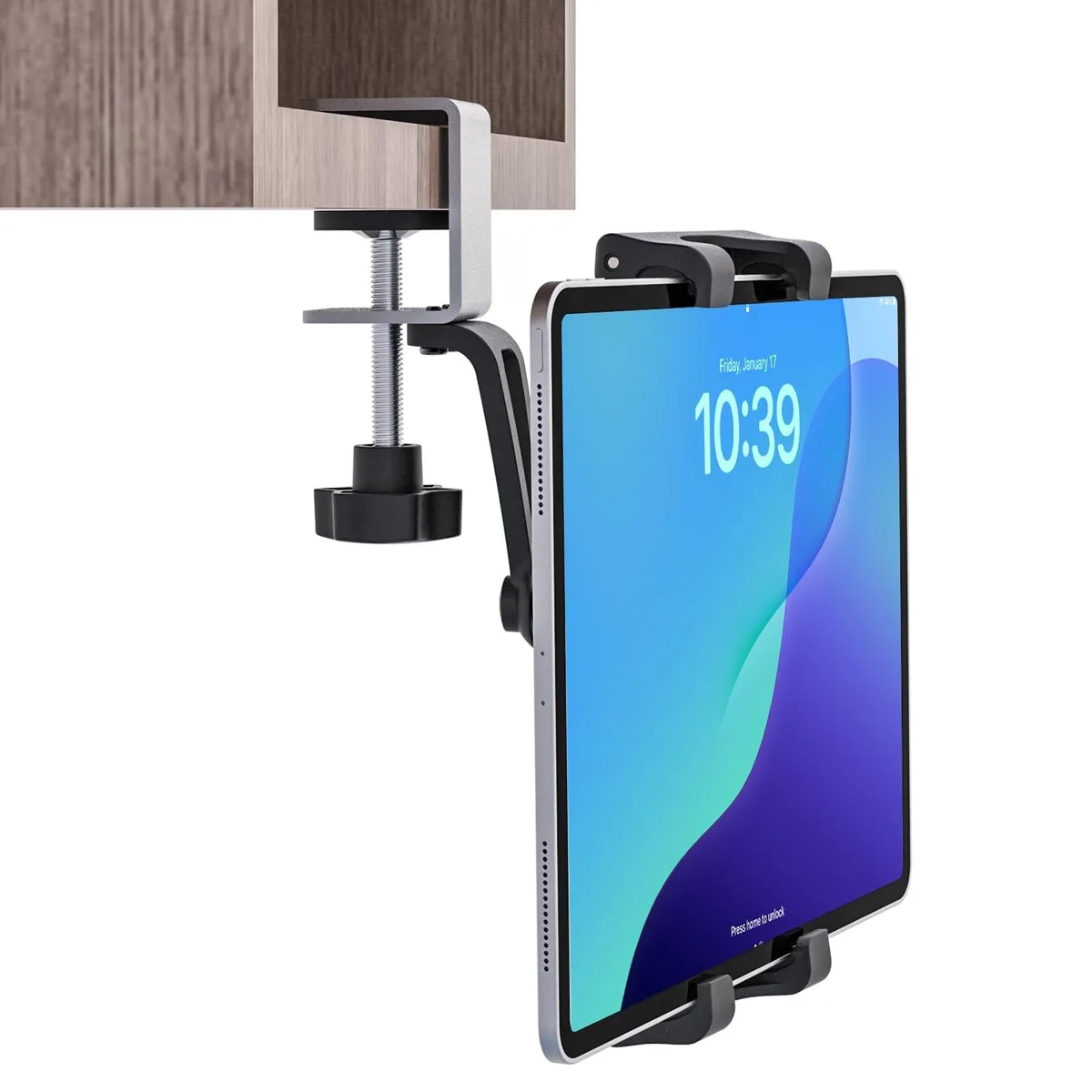 Astro Gaming Astro Gaming 2 in 1 Accessory Under Cabinet Tablet Holder 5.5-13" 360 Rotation Metal Clamp — product photo