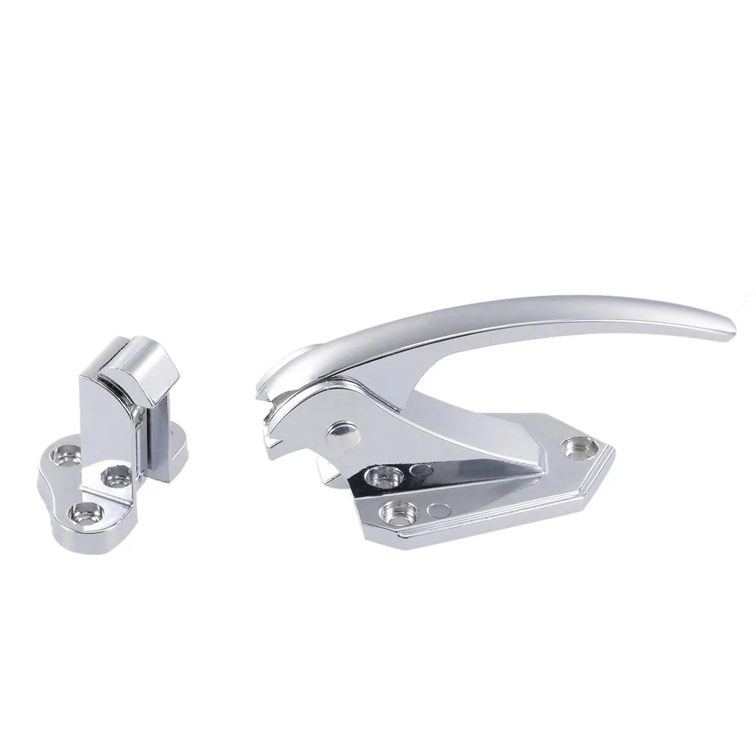 Unique-Bargains Unique-Bargains Zinc Alloy Adjustable Latch Freezer Door Lock 101mmx44mm — product photo
