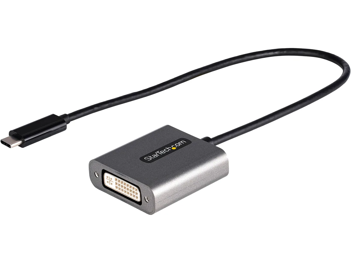 STARTECH STARTECH CDP2DVIEC USB-C to DVI adapter 1920x1200 60Hz 12" cable — product photo