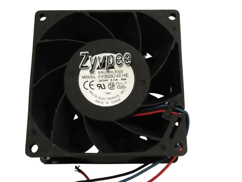 Zyvpee Zyvpee FFB0824EHE -R00 80mm 8038 DC24V 0.75A 3 Wires case fan — product photo