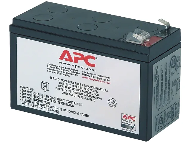 Rectangular sealed lead-acid battery pack with terminal connectors