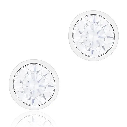 ORROUS &amp; CO ORROUS &amp; CO 18K White Gold Plated Cubic Zirconia Stud Earrings 1.50 carats — product photo
