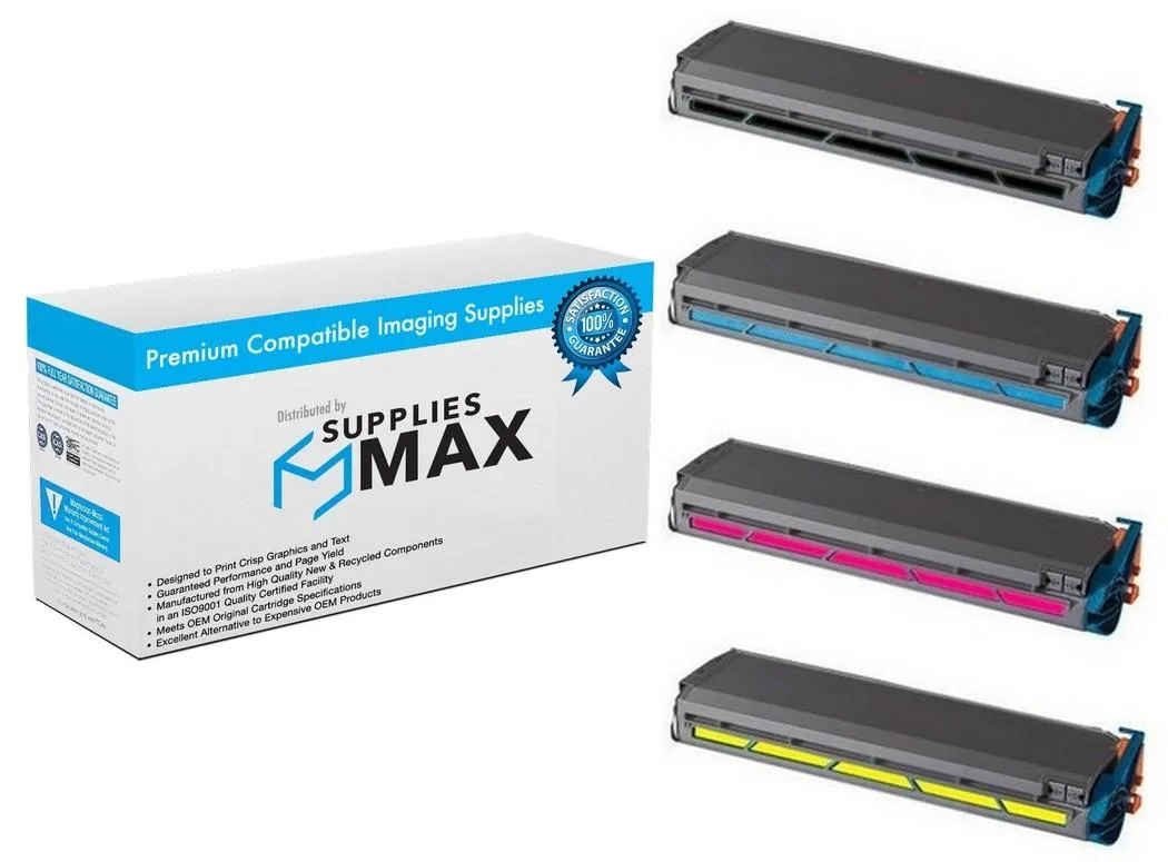 SuppliesMax SuppliesMax Compatible Toner Cartridge Combo Pack (BK/C/M/Y) 15000 Pages Type C5 01101101 — product photo