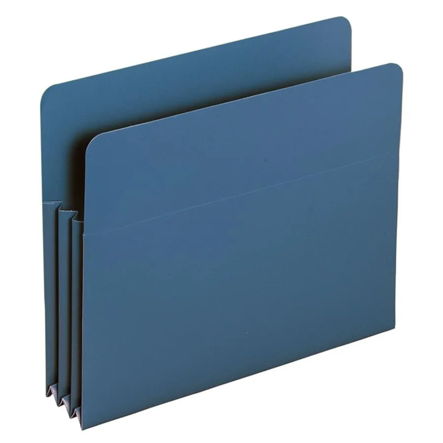 Smead Smead 73503 expansion drop front file pockets, blue, 4/box — product photo