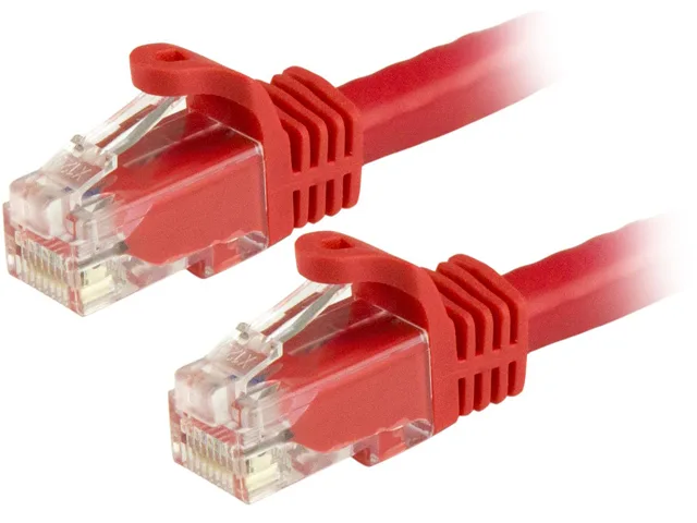 STARTECH STARTECH N6PATCH30RD network ethernet cable 30 ft red Cat6 snagless RJ45 — product photo