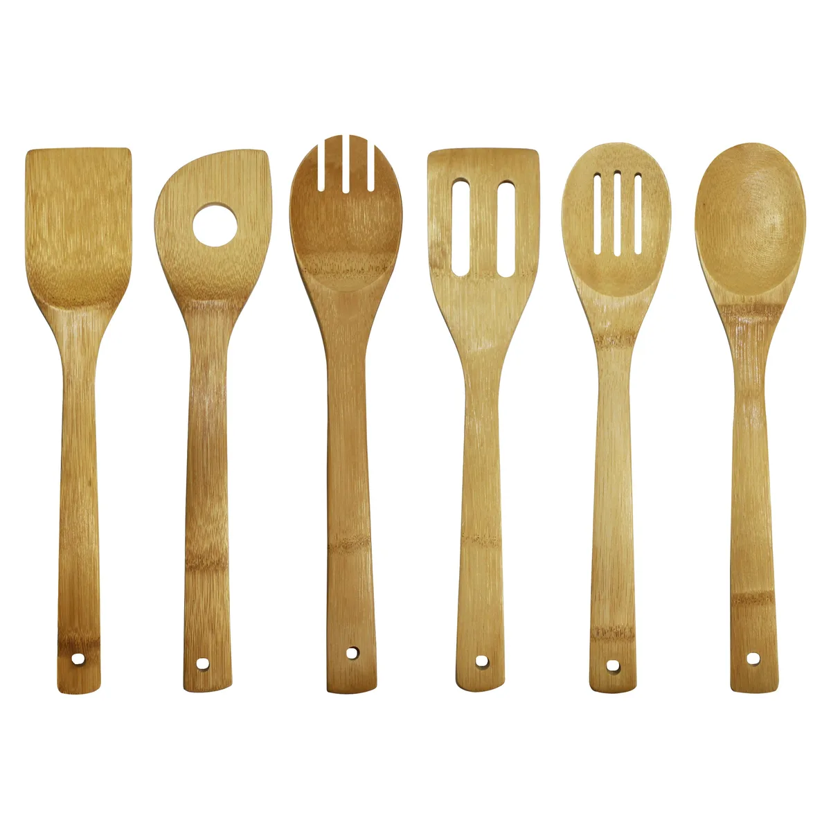 Oceanstar Oceanstar KT1286 6-Piece Bamboo Cooking Utensil Set — product photo